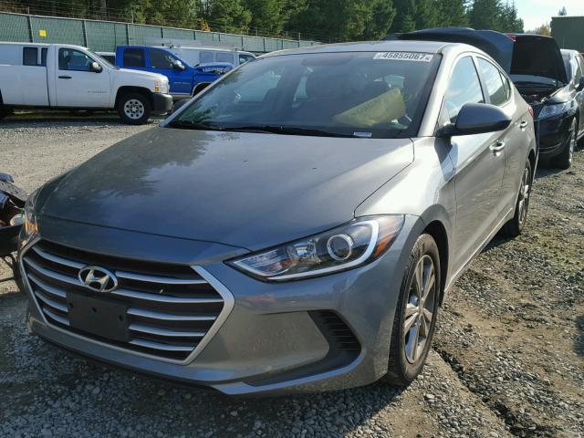 KMHD84LF3HU400930 - 2017 HYUNDAI ELANTRA SE GRAY photo 2