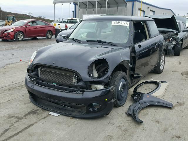 WMWSU3C51CT543914 - 2012 MINI COOPER BLACK photo 2