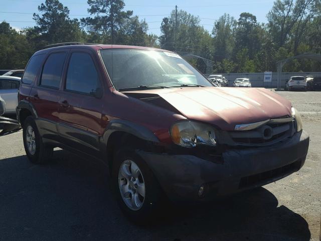 4F2YZ04104KM26891 - 2004 MAZDA TRIBUTE LX MAROON photo 1