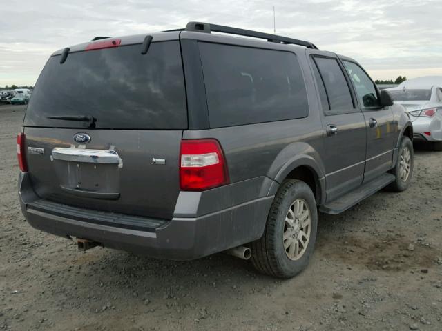 1FMJK1J56CEF10385 - 2012 FORD EXPEDITION GRAY photo 4