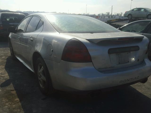 2G2WP522441146921 - 2004 PONTIAC GRAND PRIX SILVER photo 3
