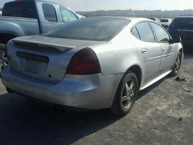 2G2WP522441146921 - 2004 PONTIAC GRAND PRIX SILVER photo 4