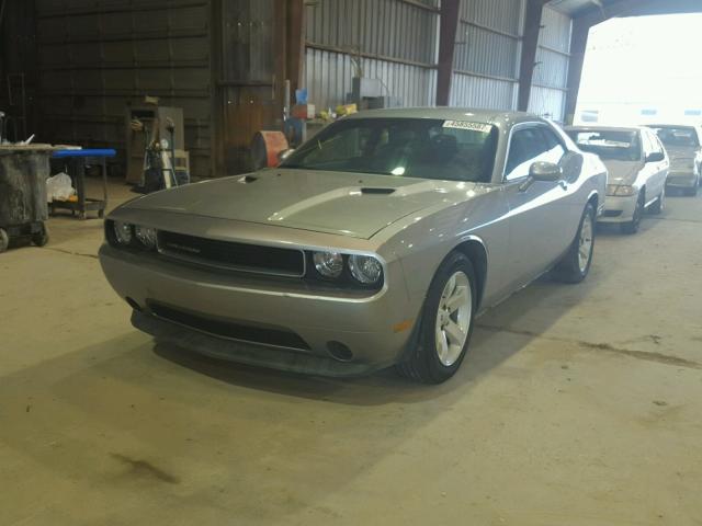 2C3CDYAG0EH247330 - 2014 DODGE CHALLENGER SILVER photo 2