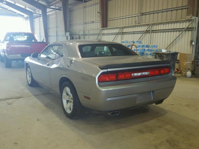 2C3CDYAG0EH247330 - 2014 DODGE CHALLENGER SILVER photo 3