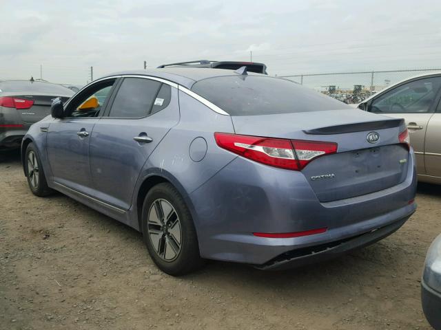 KNAGM4AD9C5011028 - 2012 KIA OPTIMA BLUE photo 3