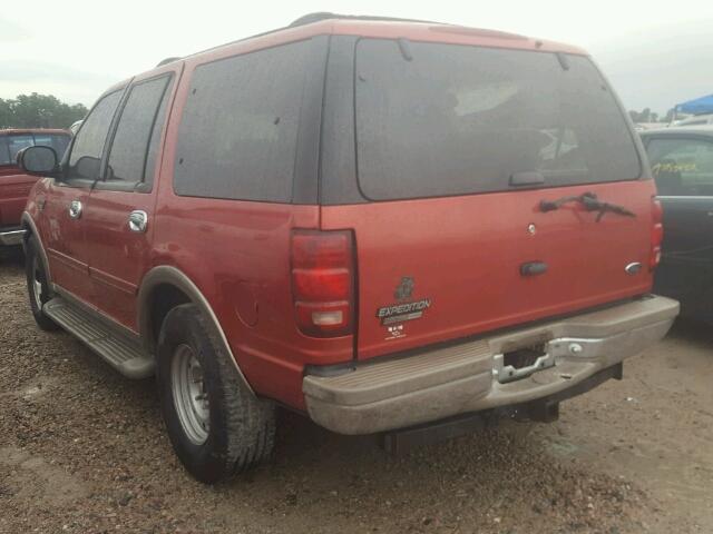 1FMRU17L6YLA46682 - 2000 FORD EXPEDITION RED photo 3