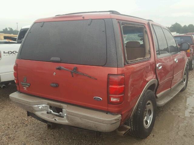 1FMRU17L6YLA46682 - 2000 FORD EXPEDITION RED photo 4