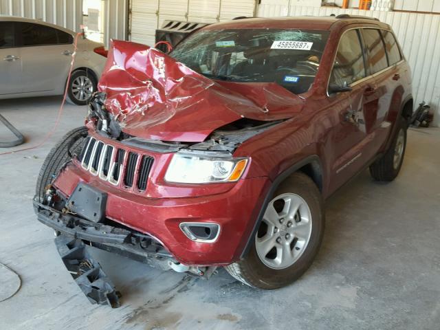 1C4RJEAG6EC450917 - 2014 JEEP GRAND CHER RED photo 2