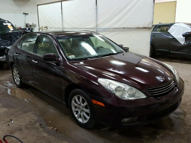 JTHBA30GX45009266 - 2004 LEXUS ES 330 PURPLE photo 1