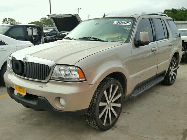 5LMEU88H24ZJ52424 - 2004 LINCOLN AVIATOR TAN photo 2