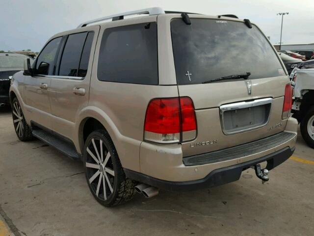 5LMEU88H24ZJ52424 - 2004 LINCOLN AVIATOR TAN photo 3