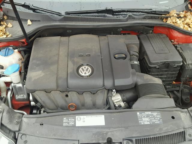 WVWDA7AJ1AW399370 - 2010 VOLKSWAGEN GOLF 红色 照片 7