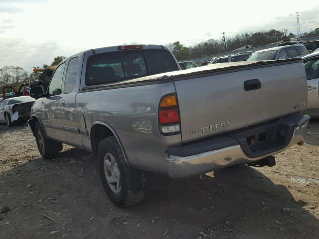 5TBRT34122S252571 - 2002 TOYOTA TUNDRA ACC GRAY photo 3