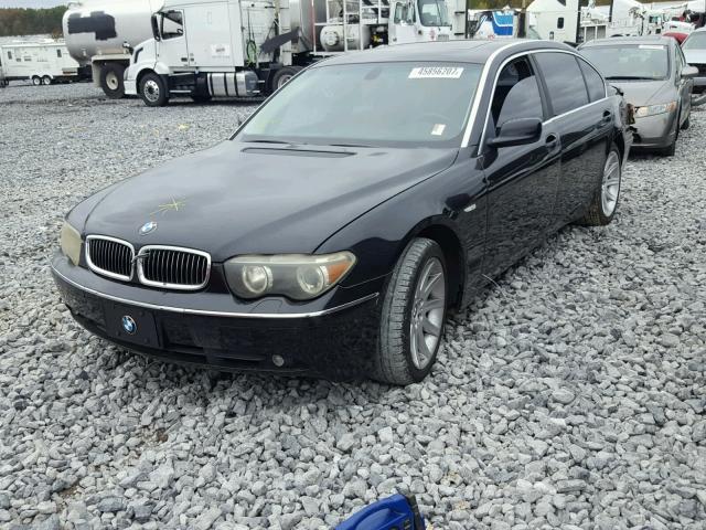 WBAGN63402DR01301 - 2002 BMW 745 LI BLACK photo 2