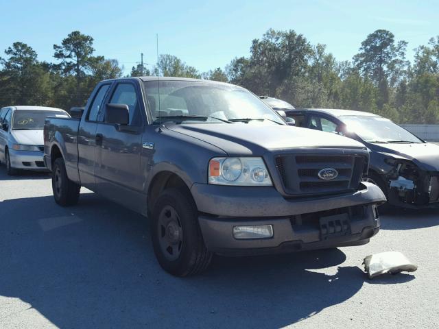 1FTRX12W25NB83003 - 2005 FORD F150 GRAY photo 1