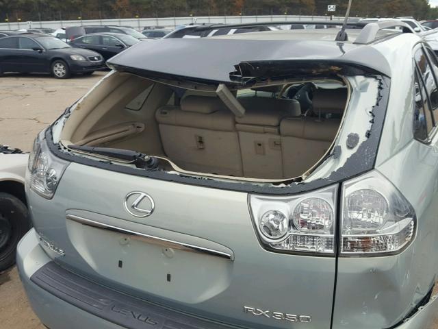 2T2GK31U37C015650 - 2007 LEXUS RX SILVER photo 9