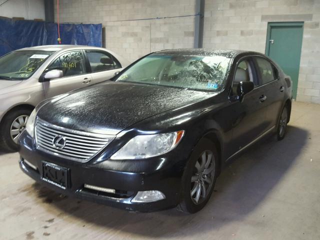 JTHBL46F675049685 - 2007 LEXUS LS 460 BLACK photo 2