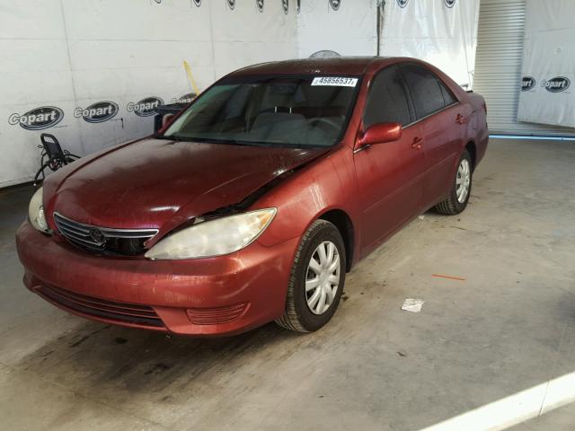 4T1BE32K75U062176 - 2005 TOYOTA CAMRY BURGUNDY photo 2