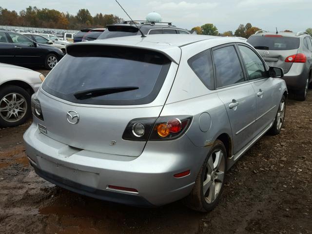 JM1BK143X41104895 - 2004 MAZDA 3 SILVER photo 4