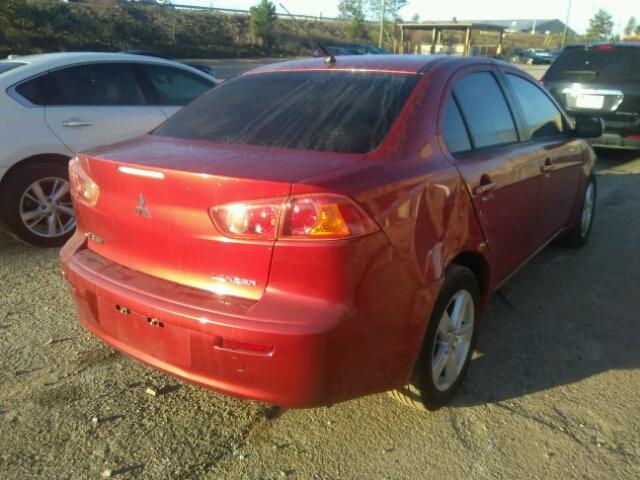 JA3AU26U69U004329 - 2009 MITSUBISHI LANCER ES/ RED photo 4