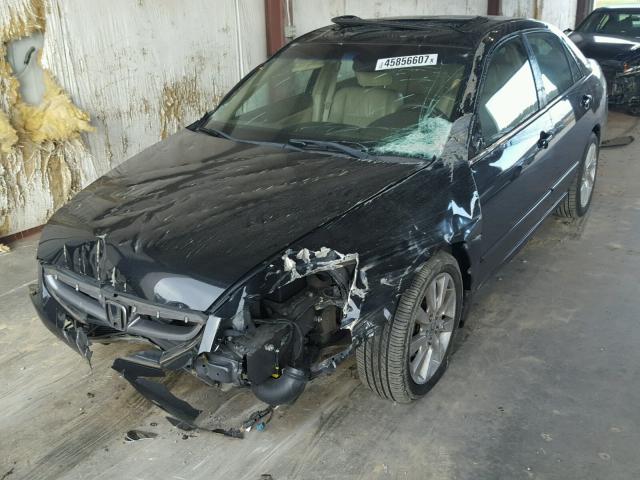 1HGCM66547A043852 - 2007 HONDA ACCORD BLACK photo 2