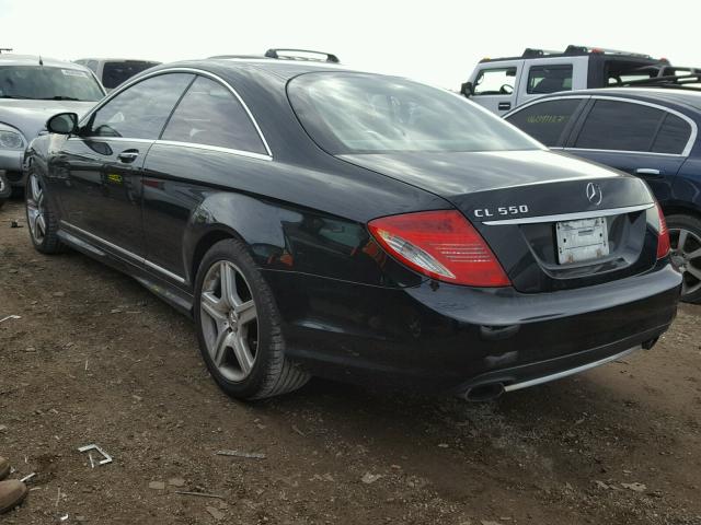 WDDEJ71X68A013127 - 2008 MERCEDES-BENZ CL 550 BLACK photo 3