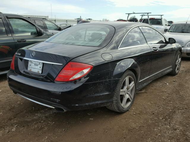 WDDEJ71X68A013127 - 2008 MERCEDES-BENZ CL 550 BLACK photo 4