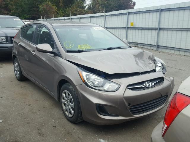 KMHCT5AE1DU080348 - 2013 HYUNDAI ACCENT GLS TAN photo 1