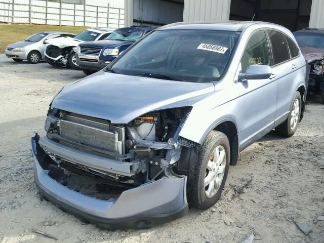 JHLRE38747C034501 - 2007 HONDA CR-V BLUE photo 2