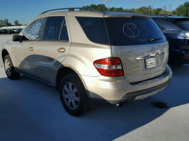 4JGBB86E06A026116 - 2006 MERCEDES-BENZ ML 350 BEIGE photo 3