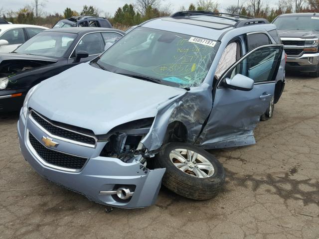 2GNALCEK6E6122794 - 2014 CHEVROLET EQUINOX LT BLUE photo 2