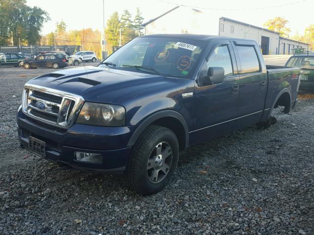 1FTPW14504KD12662 - 2004 FORD F150 SUPER BLACK photo 2