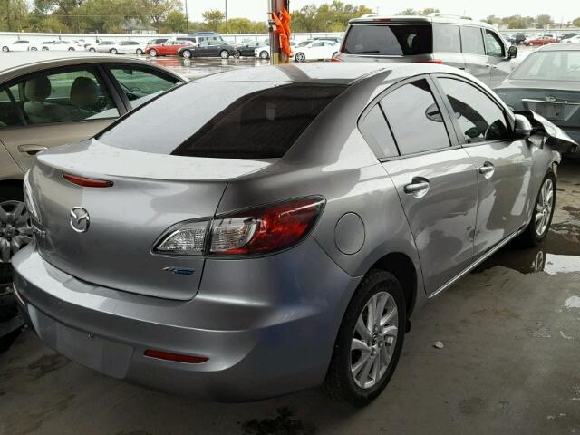 JM1BL1V78D1762908 - 2013 MAZDA 3 I SILVER photo 4