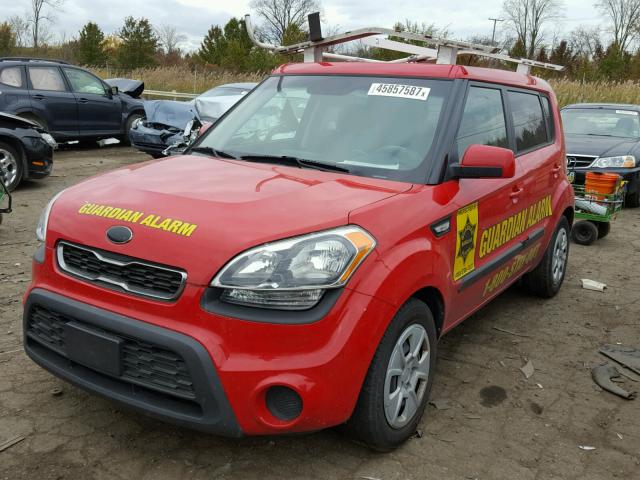 KNDJT2A51D7615400 - 2013 KIA SOUL RED photo 2