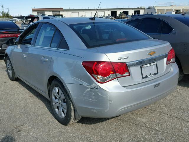 1G1PC5SH8C7226961 - 2012 CHEVROLET CRUZE LS SILVER photo 3