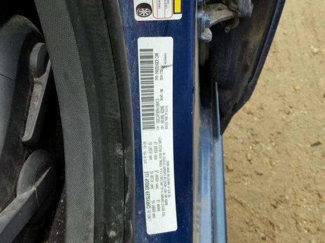 1B3CC4FB2AN106413 - 2010 DODGE AVENGER BLUE photo 10