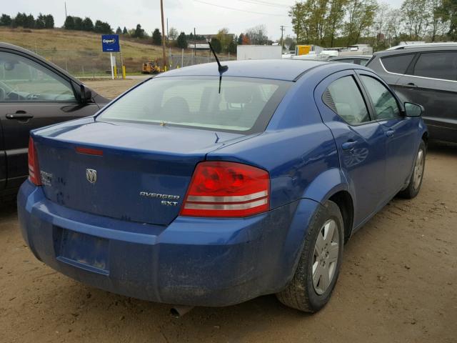 1B3CC4FB2AN106413 - 2010 DODGE AVENGER BLUE photo 4