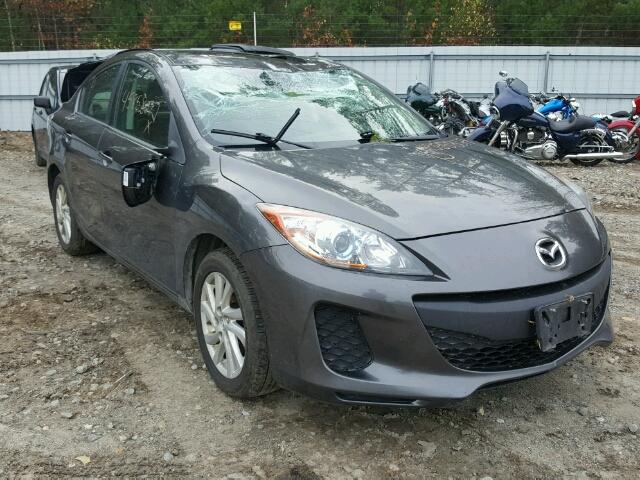 JM1BL1W85C1663419 - 2012 MAZDA 3 I GRAY photo 1