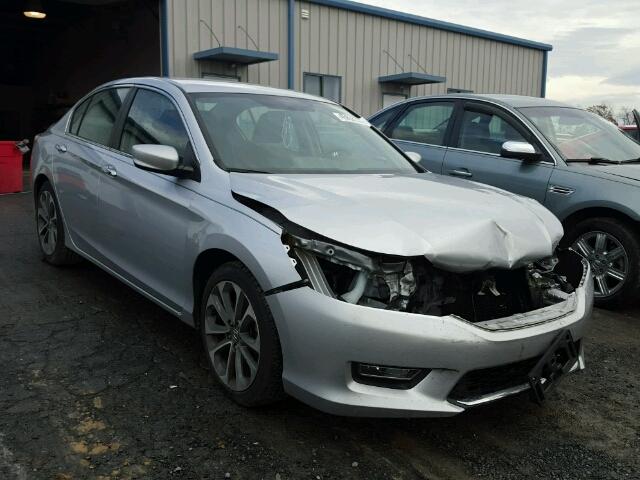 1HGCR2F55DA181308 - 2013 HONDA ACCORD SPO SILVER photo 1