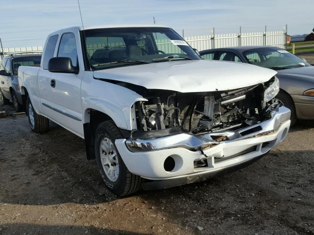 1GTEK19B45E196819 - 2005 GMC NEW SIERRA WHITE photo 1