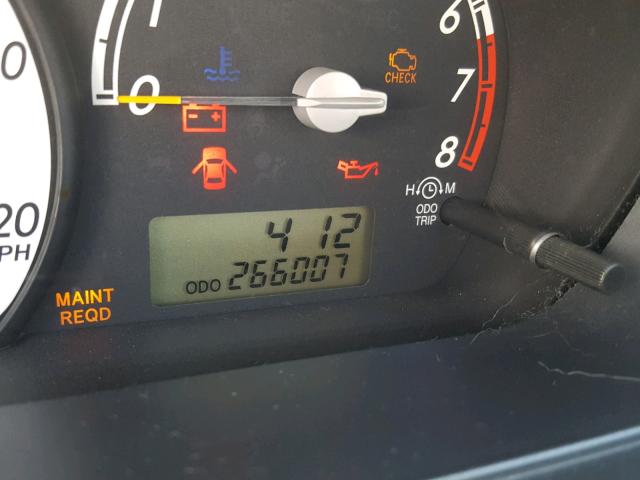 JTKKT624350104162 - 2005 TOYOTA SCION XA MAROON photo 8