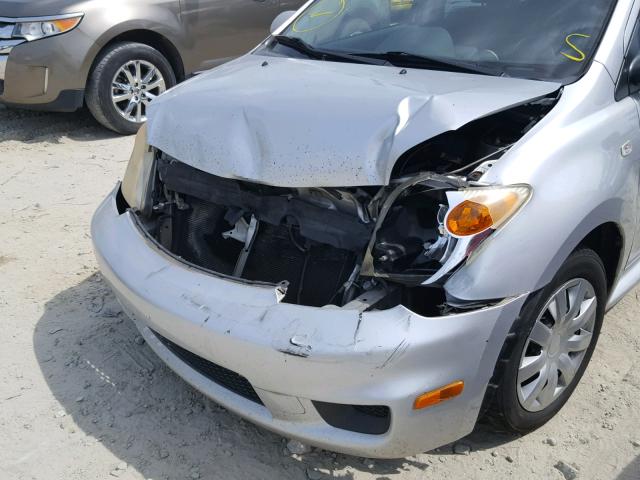 JTKKT624860169512 - 2006 TOYOTA SCION XA SILVER photo 9