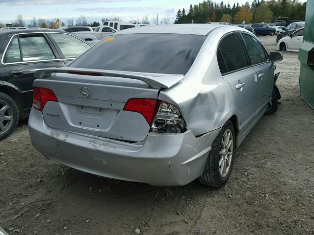 2HGFA16847H012721 - 2007 HONDA CIVIC EX SILVER photo 4