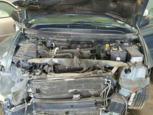 2D4GP44L85R420370 - 2005 DODGE GRAND CARA TEAL photo 7