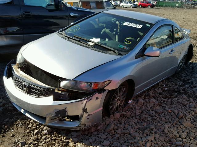 2HGFG1B62AH522091 - 2010 HONDA CIVIC LX SILVER photo 2