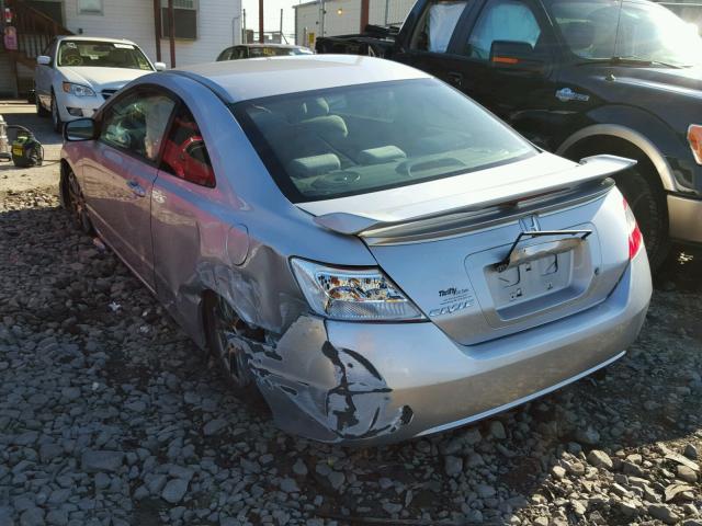 2HGFG1B62AH522091 - 2010 HONDA CIVIC LX SILVER photo 3