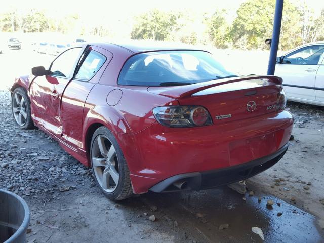 JM1FE173X50156121 - 2005 MAZDA RX8 RED photo 3