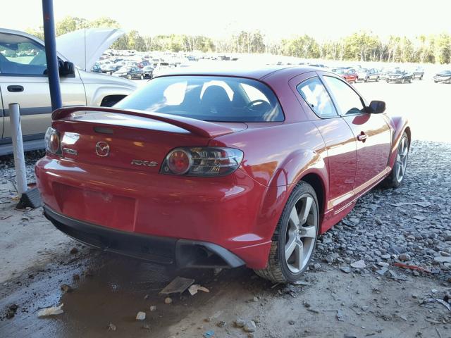 JM1FE173X50156121 - 2005 MAZDA RX8 RED photo 4