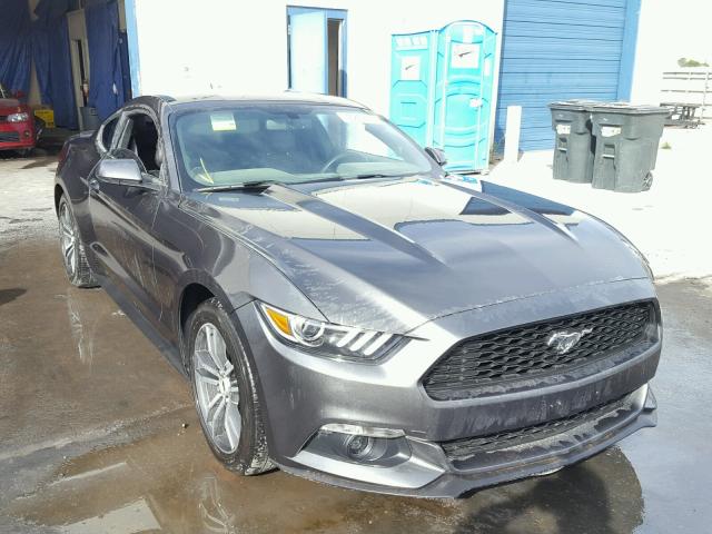 1FA6P8TH6F5426069 - 2015 FORD MUSTANG GRAY photo 1