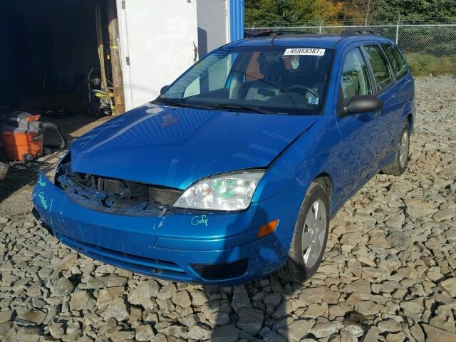 1FAFP36N87W100399 - 2007 FORD FOCUS ZXW BLUE photo 2